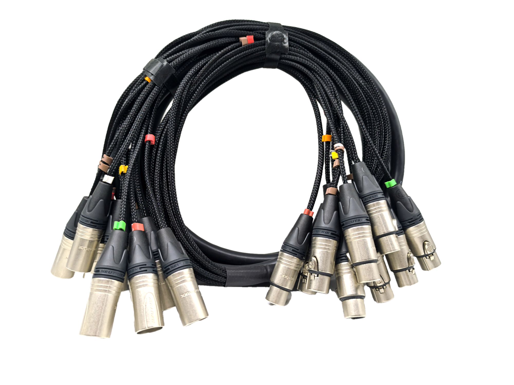 12-channel XLR male-to-female signal cable